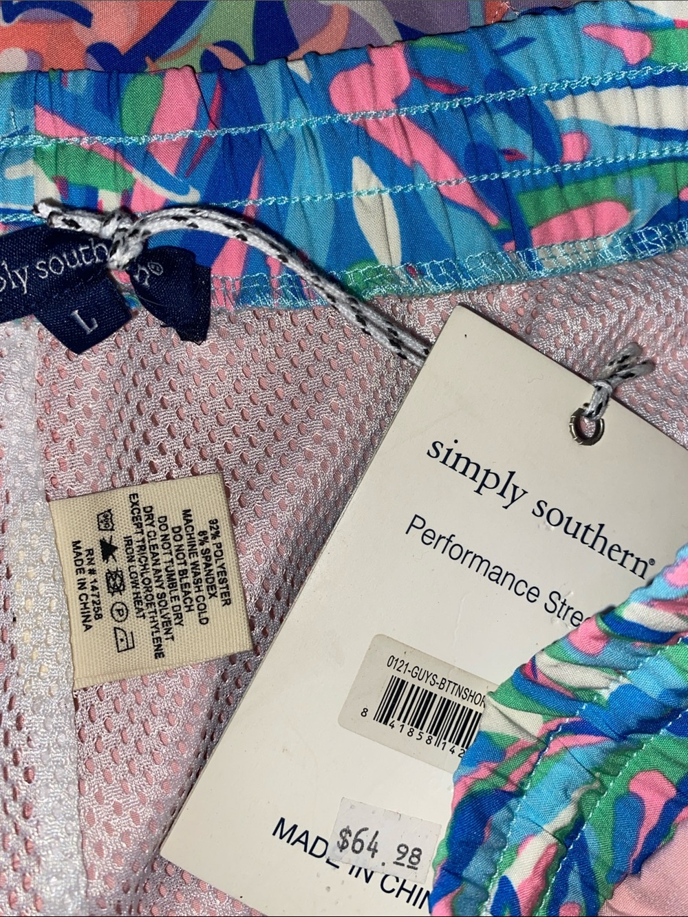 New Simply Southern Performance Stretch Shorts & Polo Shirt to Match - Picture 6 of 6